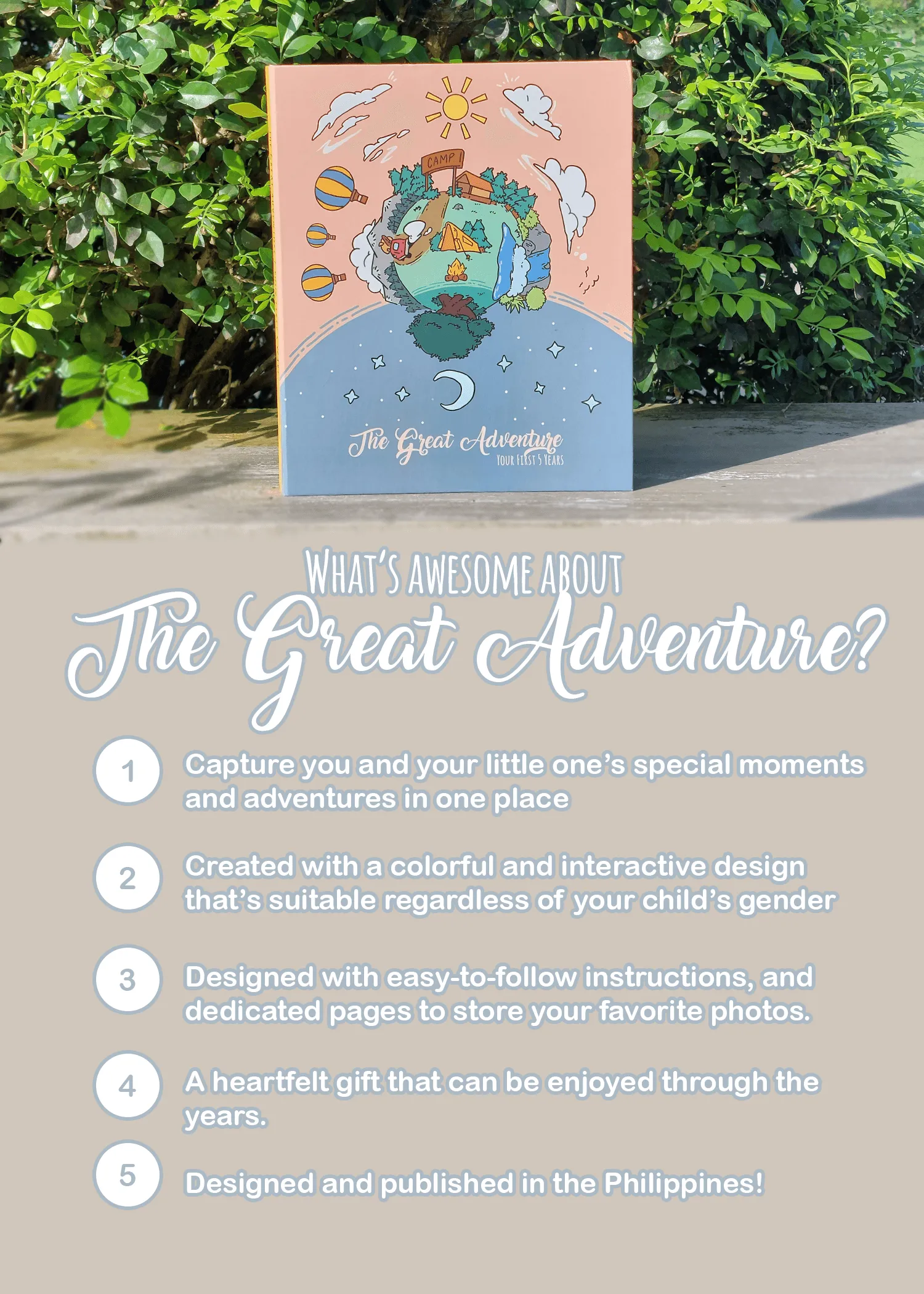 Agukaka The Great Adventure: Your First Five Years Baby Journal