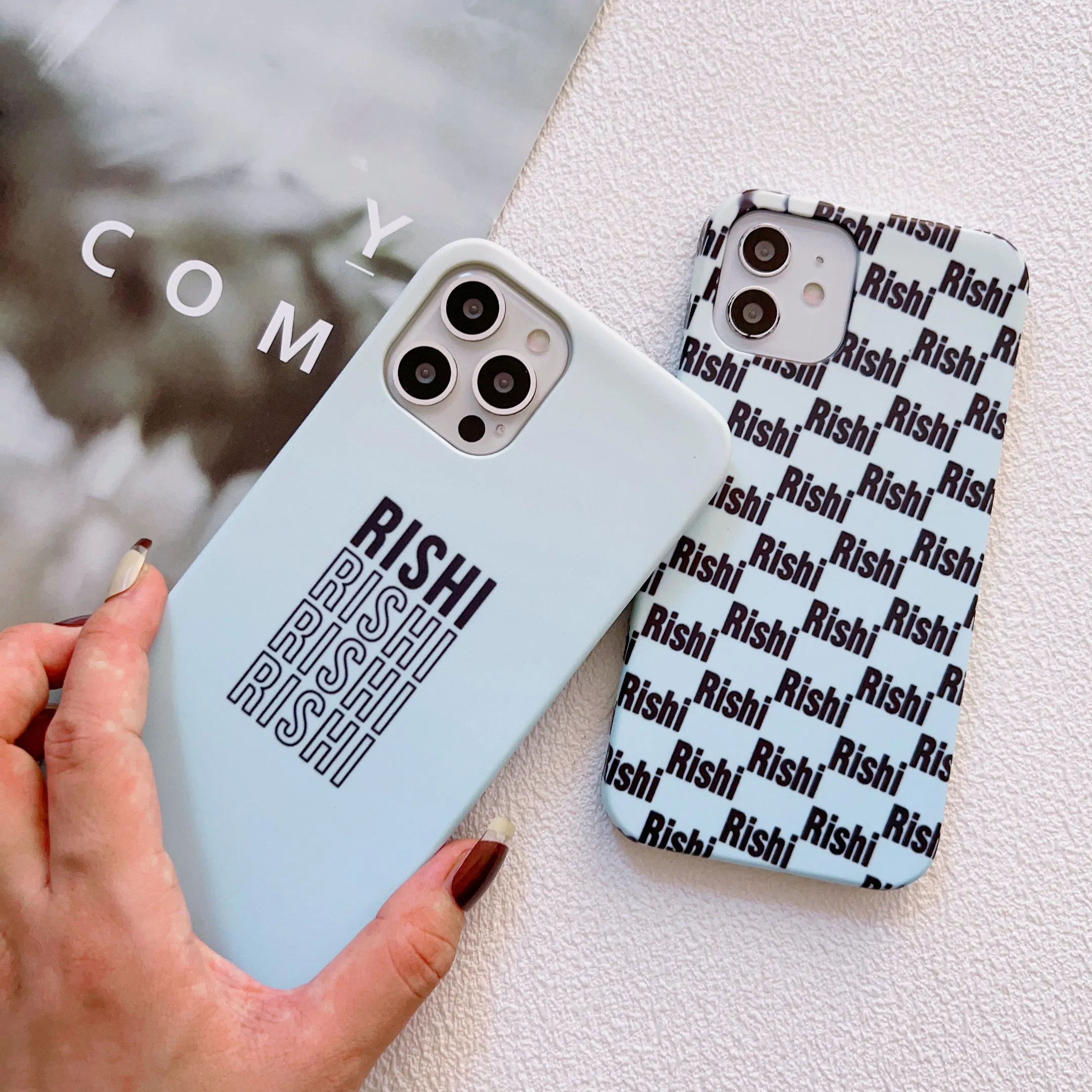 Blue Ombre Customised Slim Case