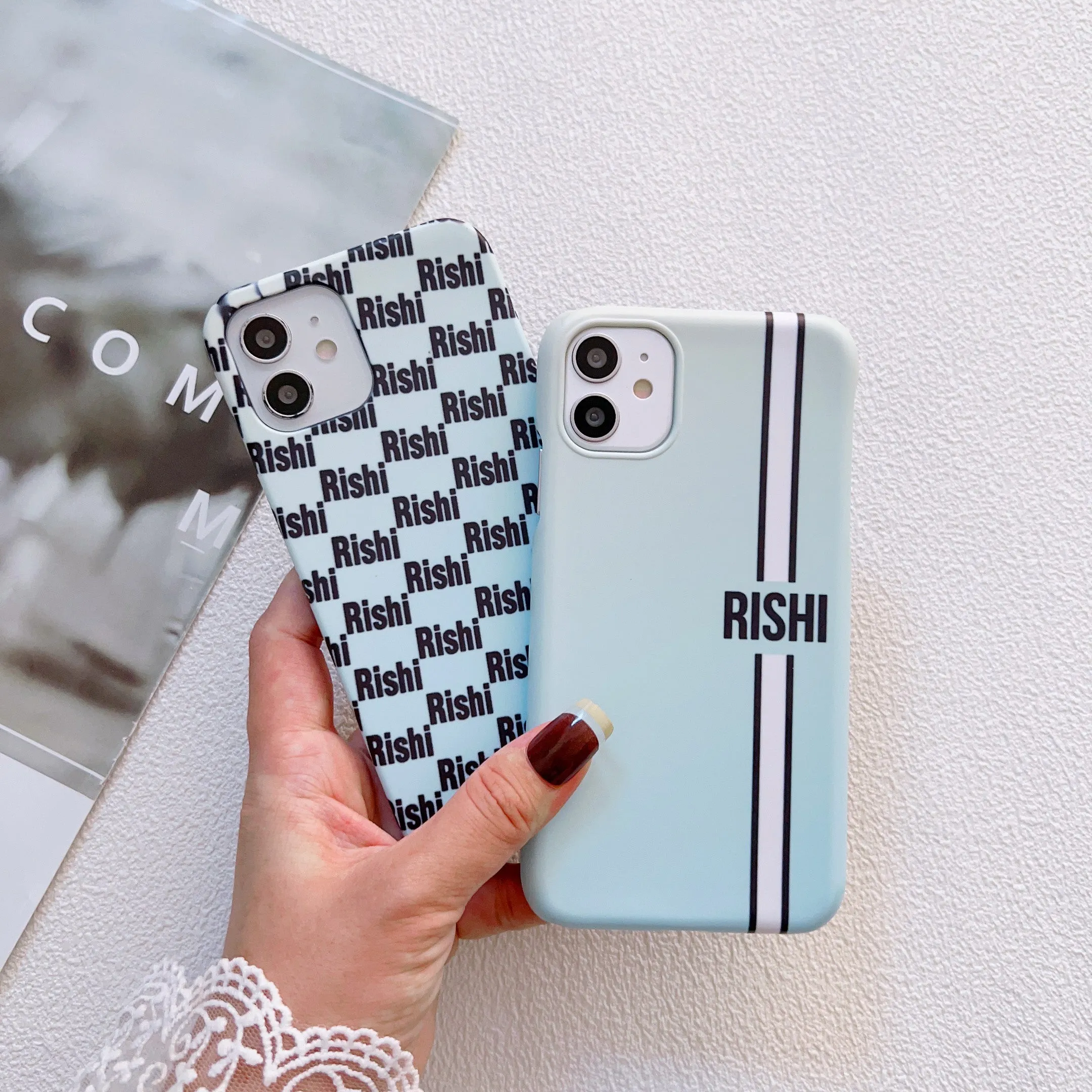 Blue Ombre Customised Slim Case