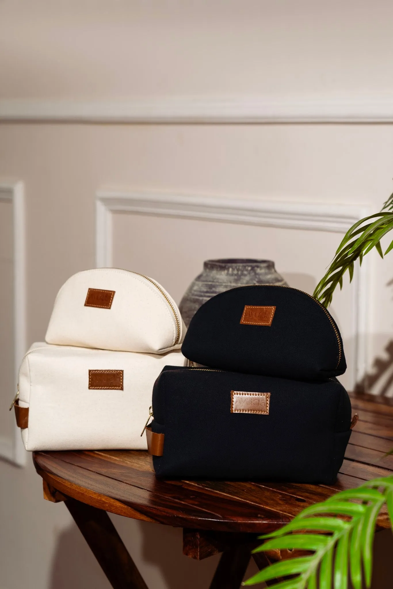 Canvas Box Organizer Pouch - Black