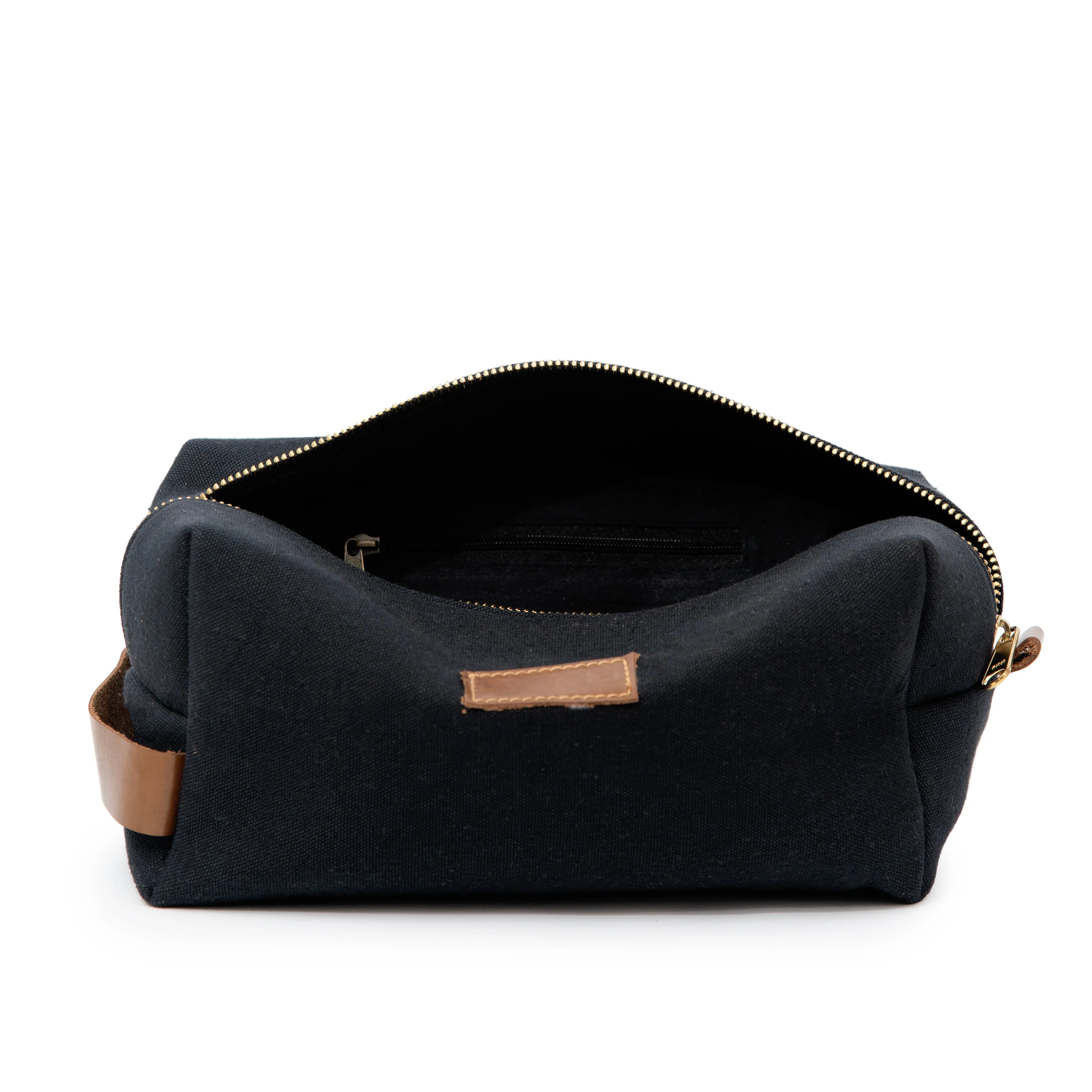 Canvas Box Organizer Pouch - Black