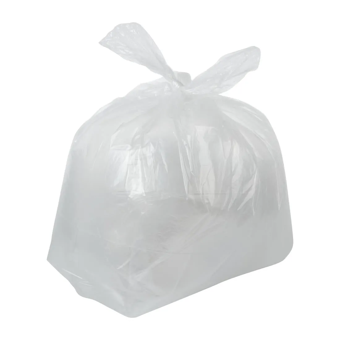 CH158 Jantex Light Duty Recycled Bin Bag 10kg 80ltr Clear (Pack of 200)