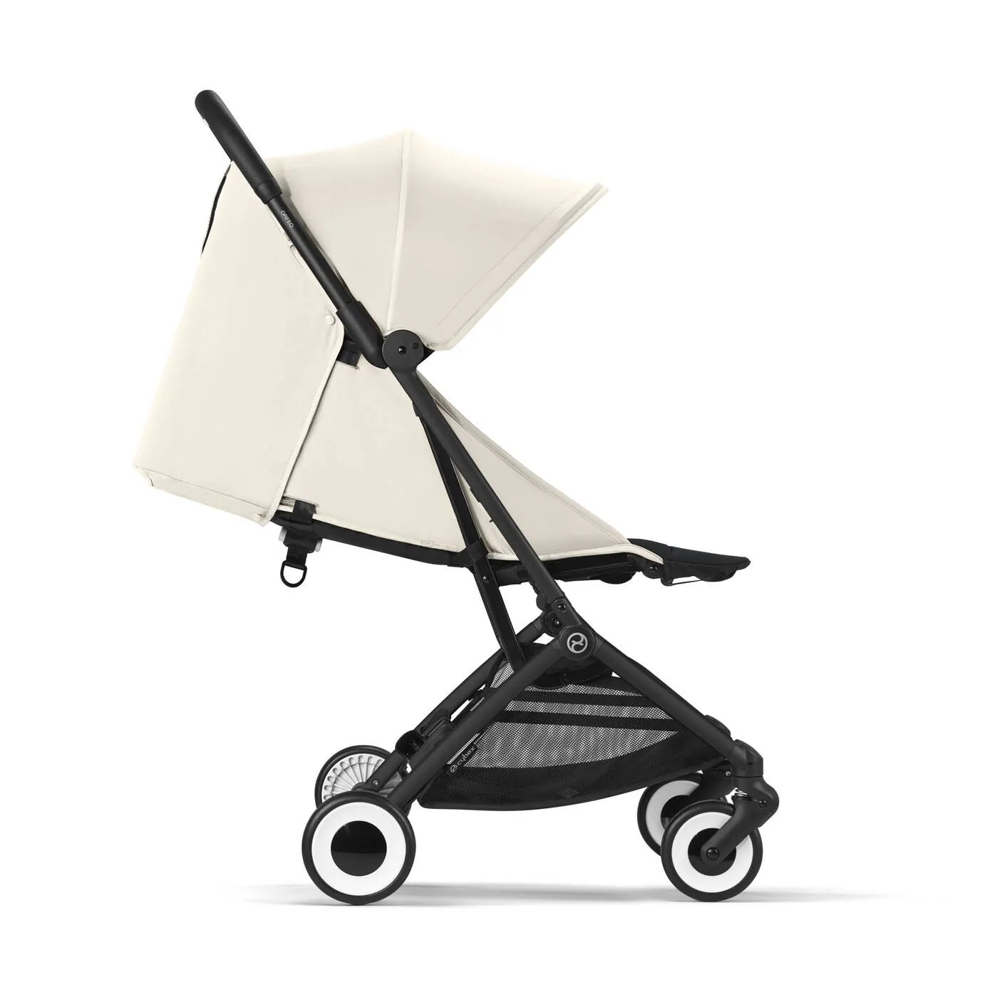 Cybex Orfeo Canvas White - Black Frame