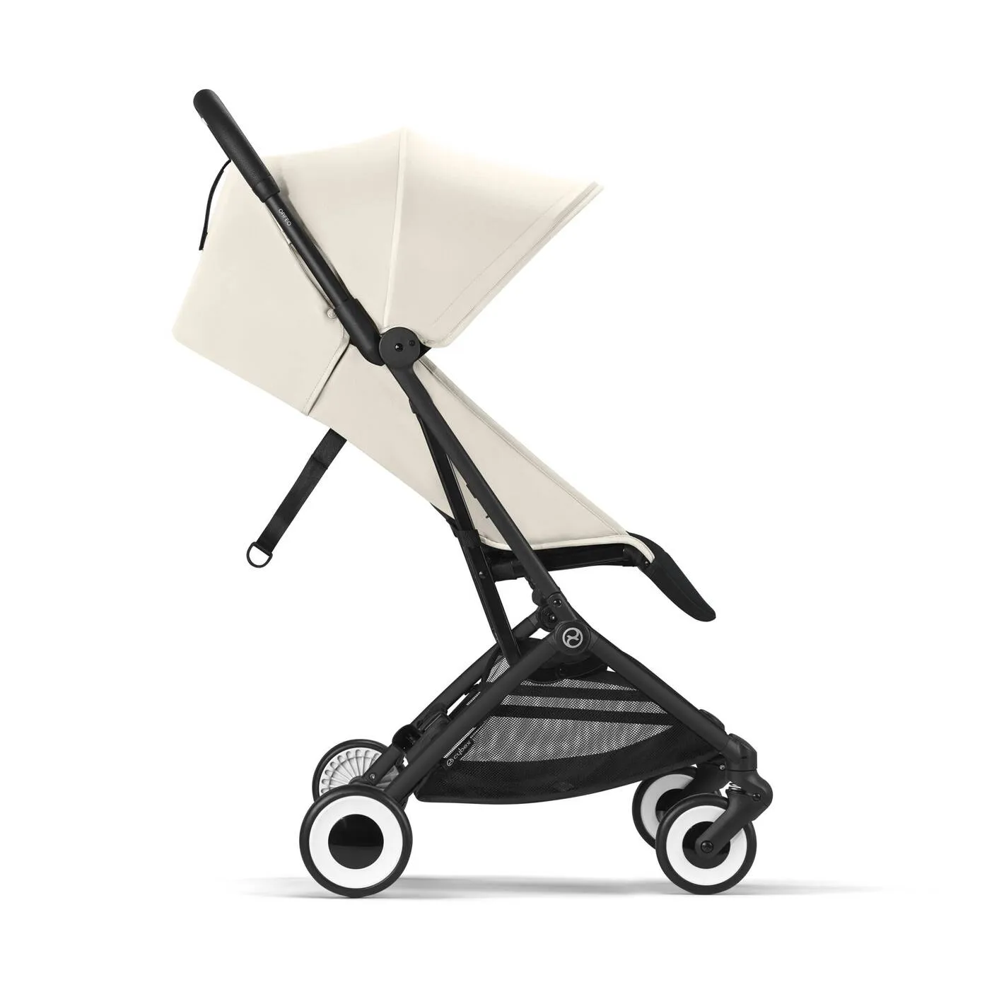 Cybex Orfeo Canvas White - Black Frame