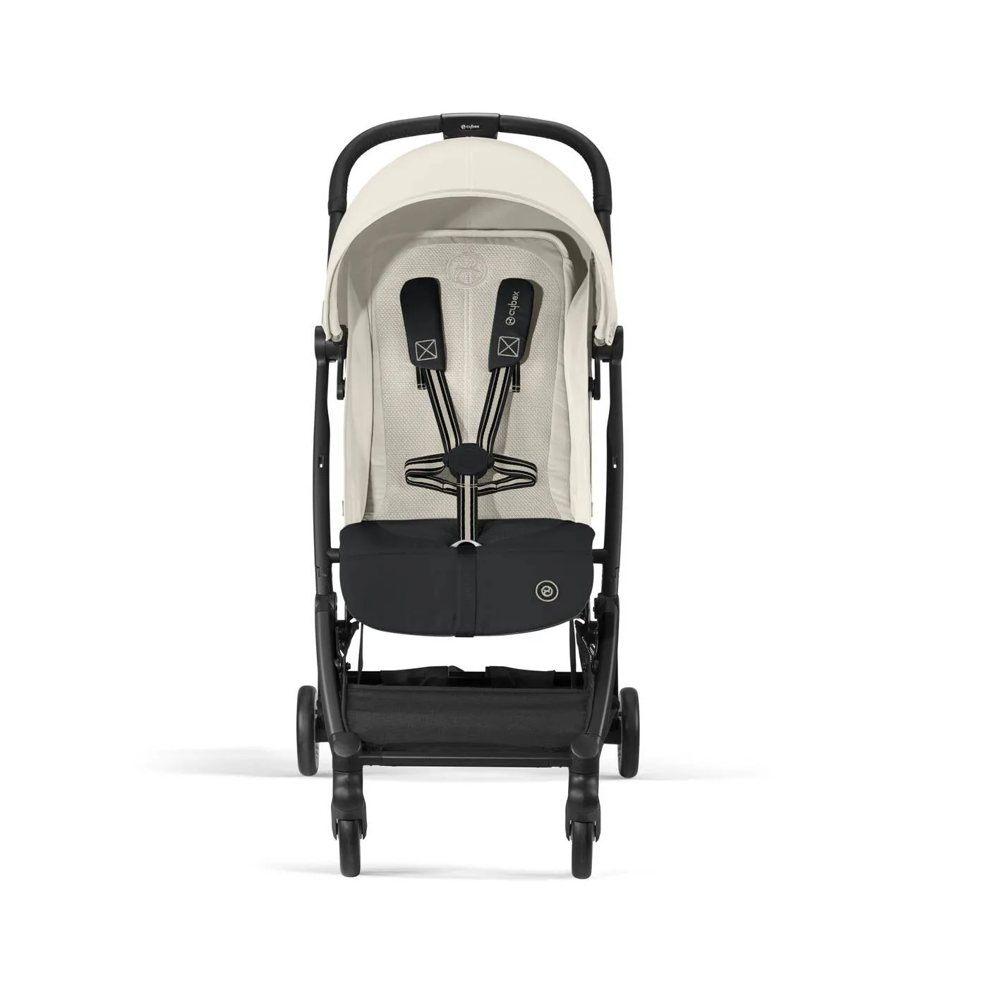 Cybex Orfeo Canvas White - Black Frame