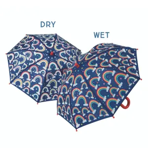 Floss & Rock Kid's Colour-Change Umbrella - Rainbows (Ì)
