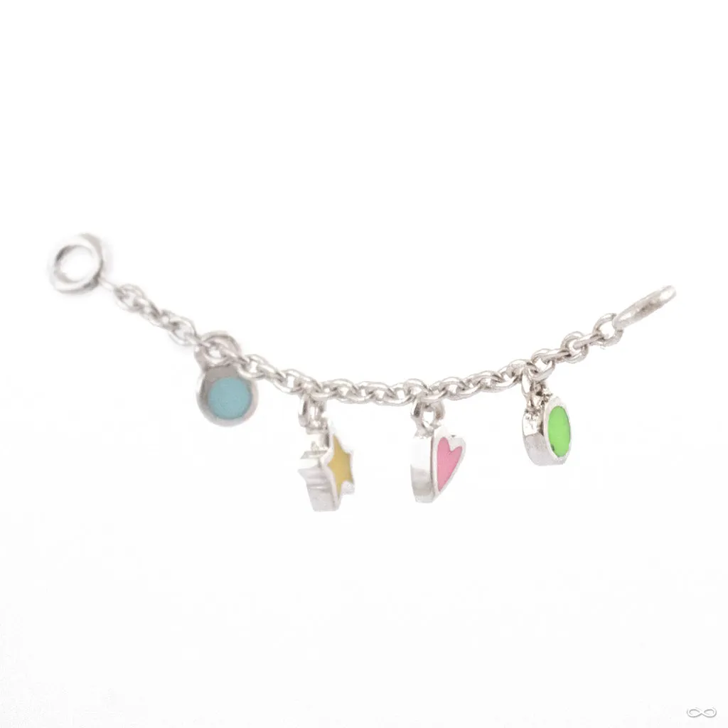 Forward-Facing Fun & Games Lynx Chain in Gold from Pupil Hall