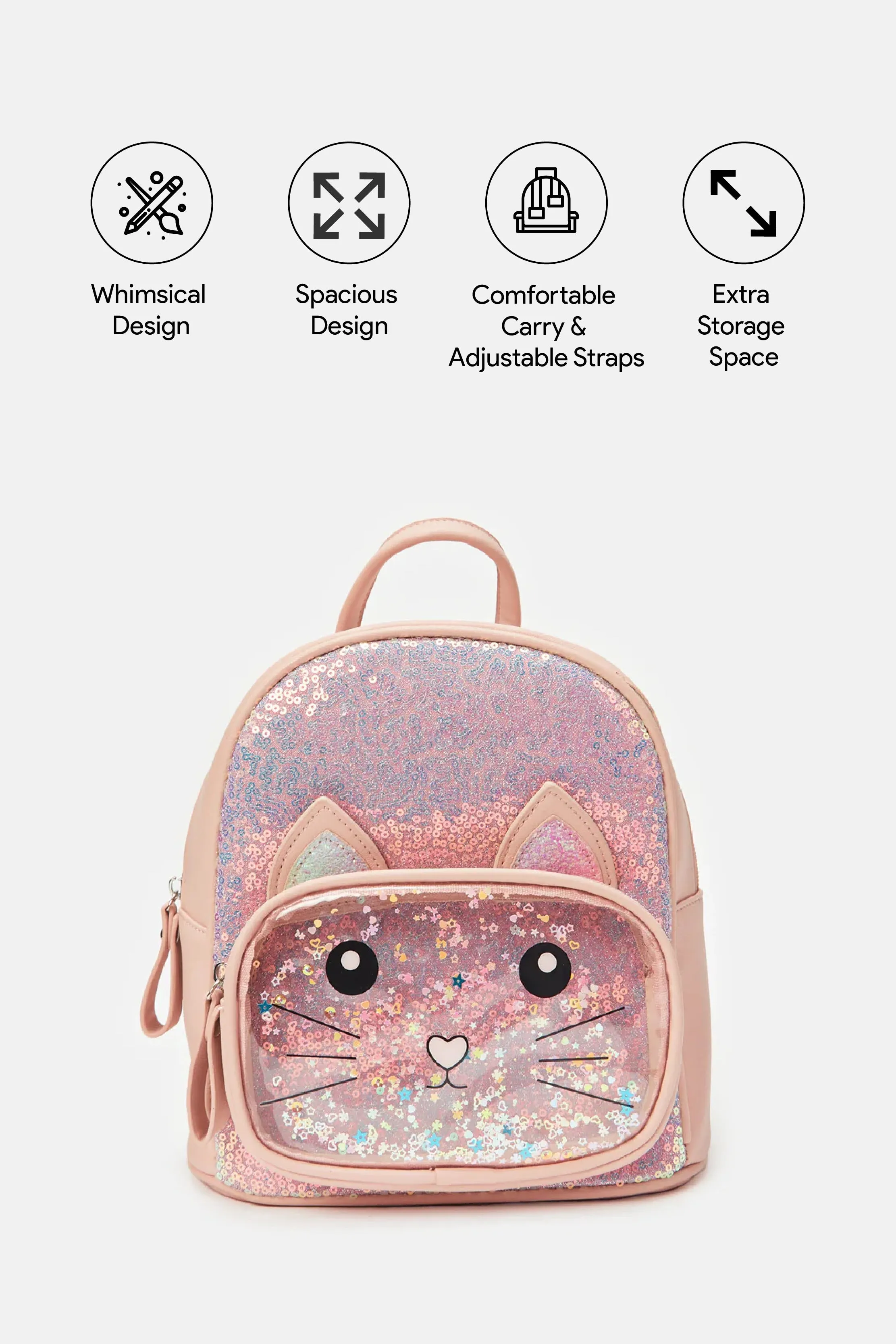 Girls Assorted Embellished Backpack