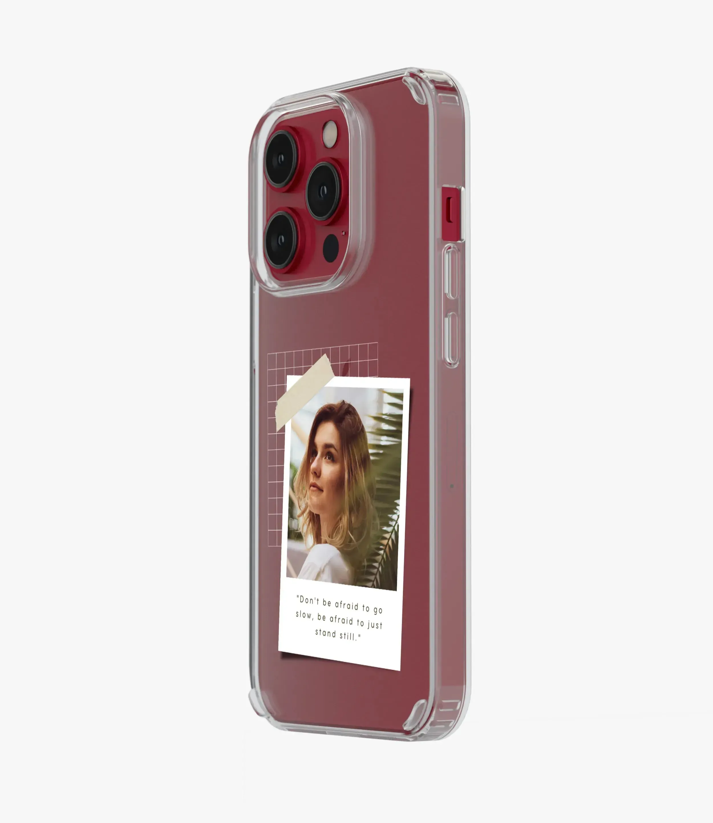 Go Slow Aesthetic Polaroid Silicone Case