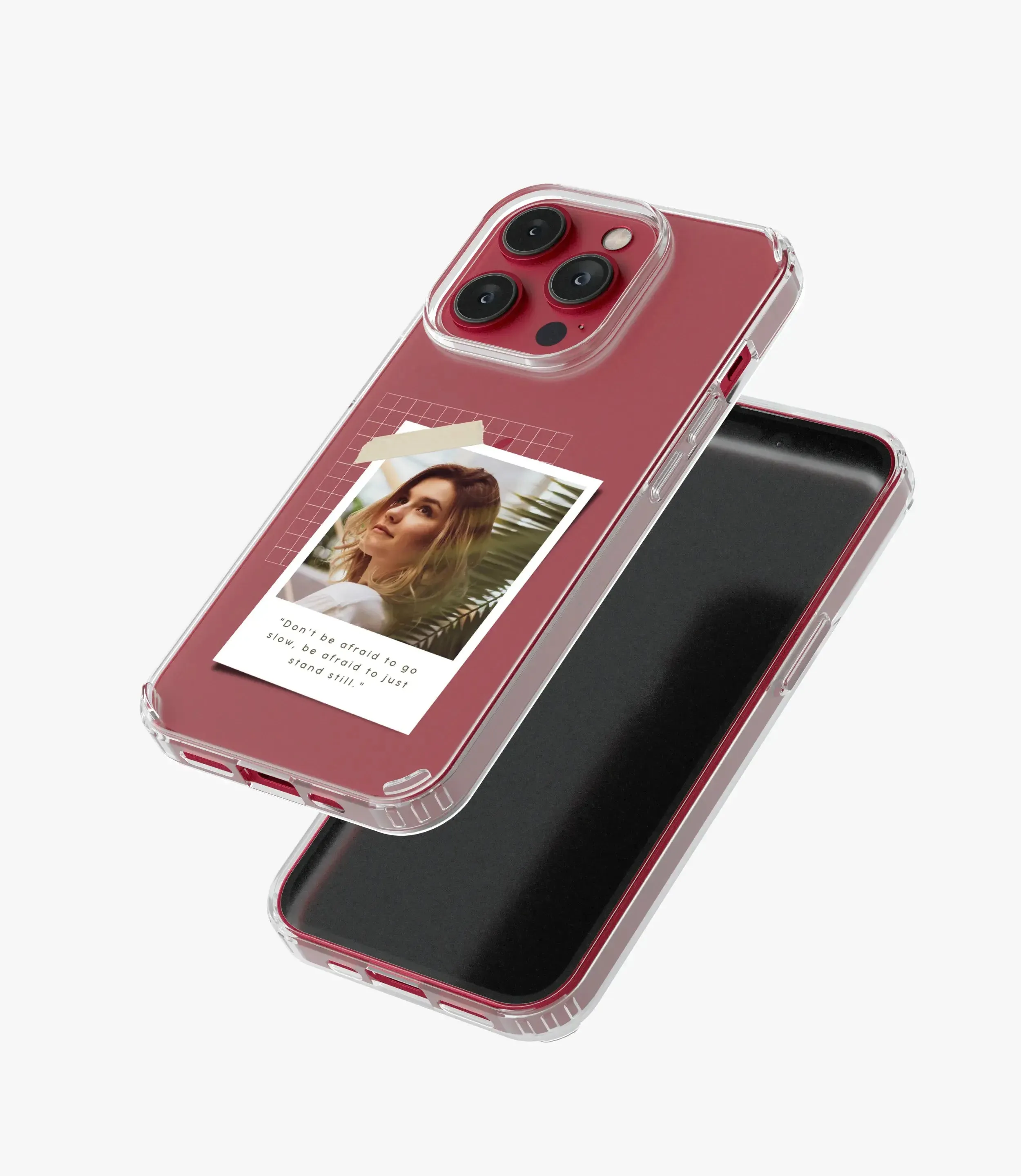 Go Slow Aesthetic Polaroid Silicone Case