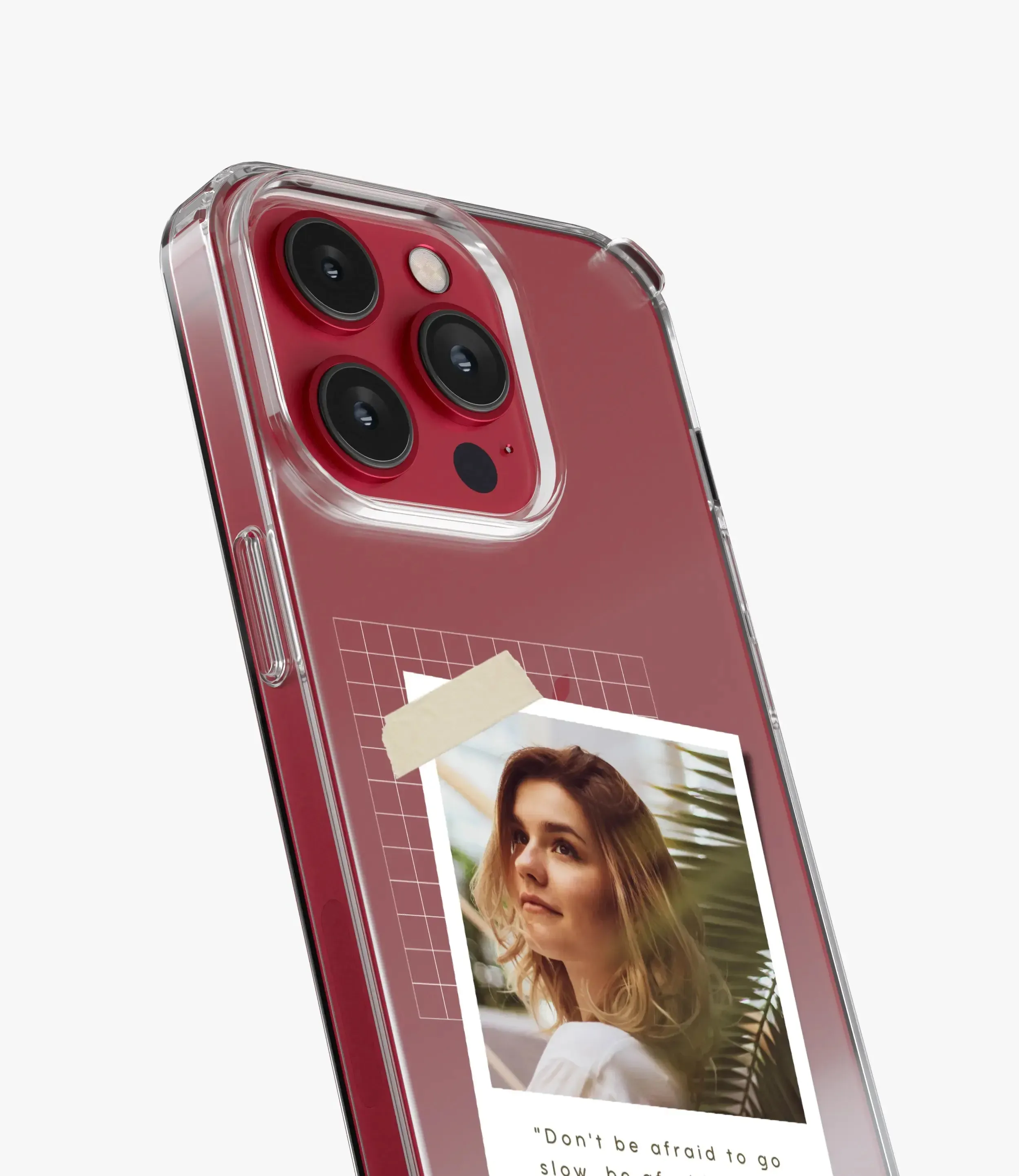 Go Slow Aesthetic Polaroid Silicone Case