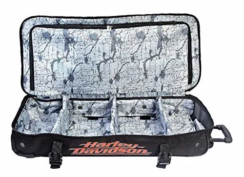 Harley-Davidson 32 Inch XL Super Organized Duffel, Wheeled Bag 99632-RUST/BLK