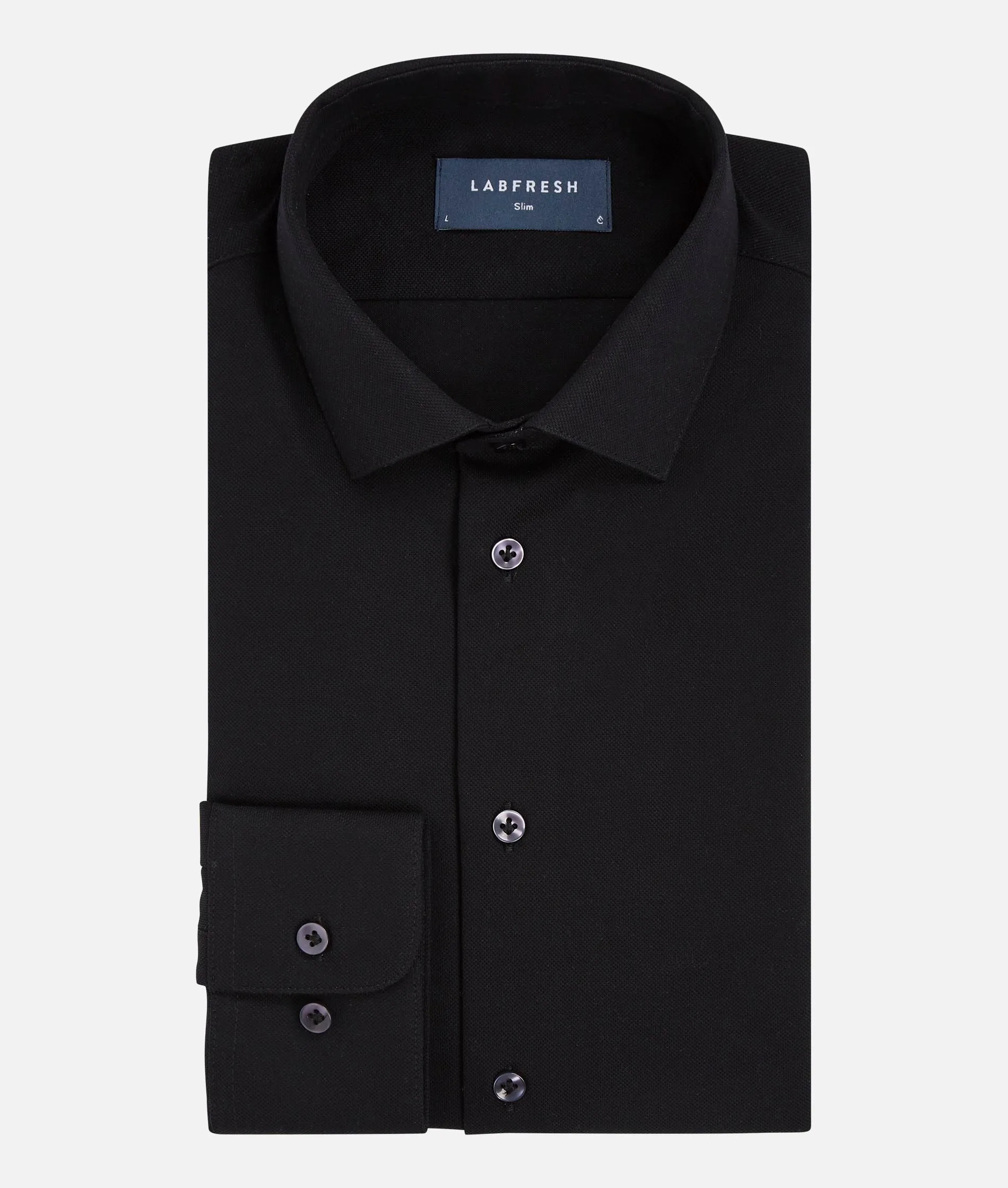 Knitted shirt black
