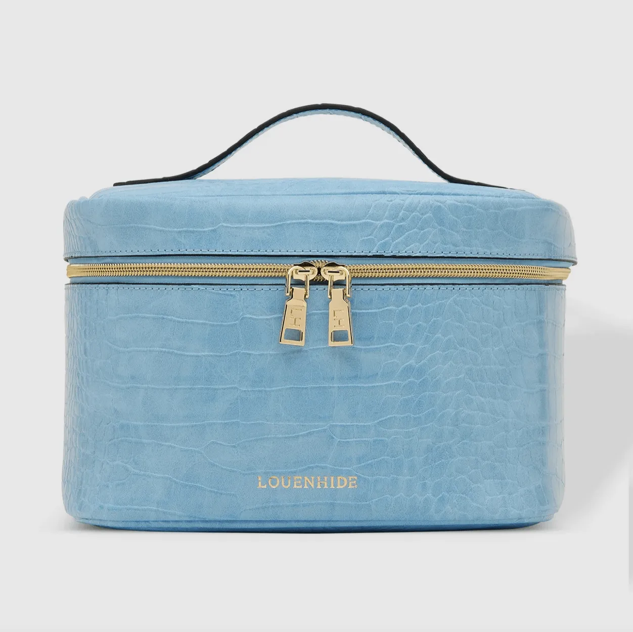 Madrid Bonnie Croc Cosmetic Set | Chambray