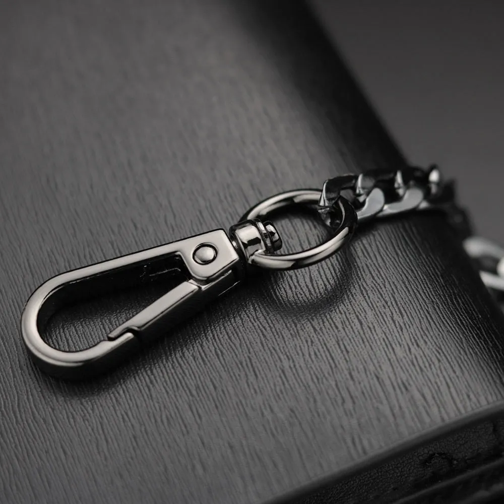 Metal Wallet Belt Chain - Silver