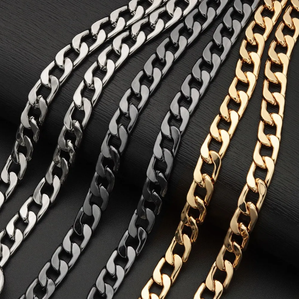 Metal Wallet Belt Chain - Silver