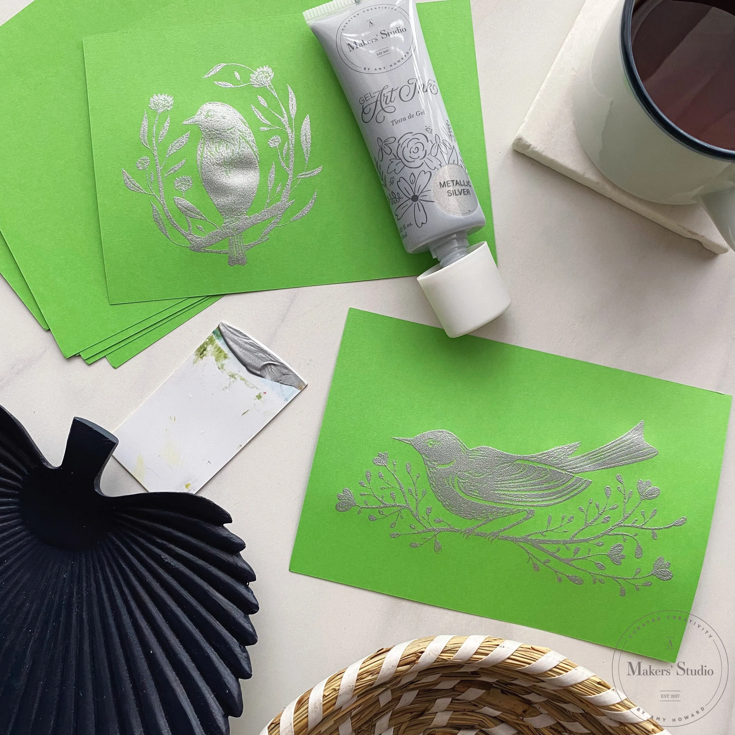 Metallic Gel Art Ink Bundle
