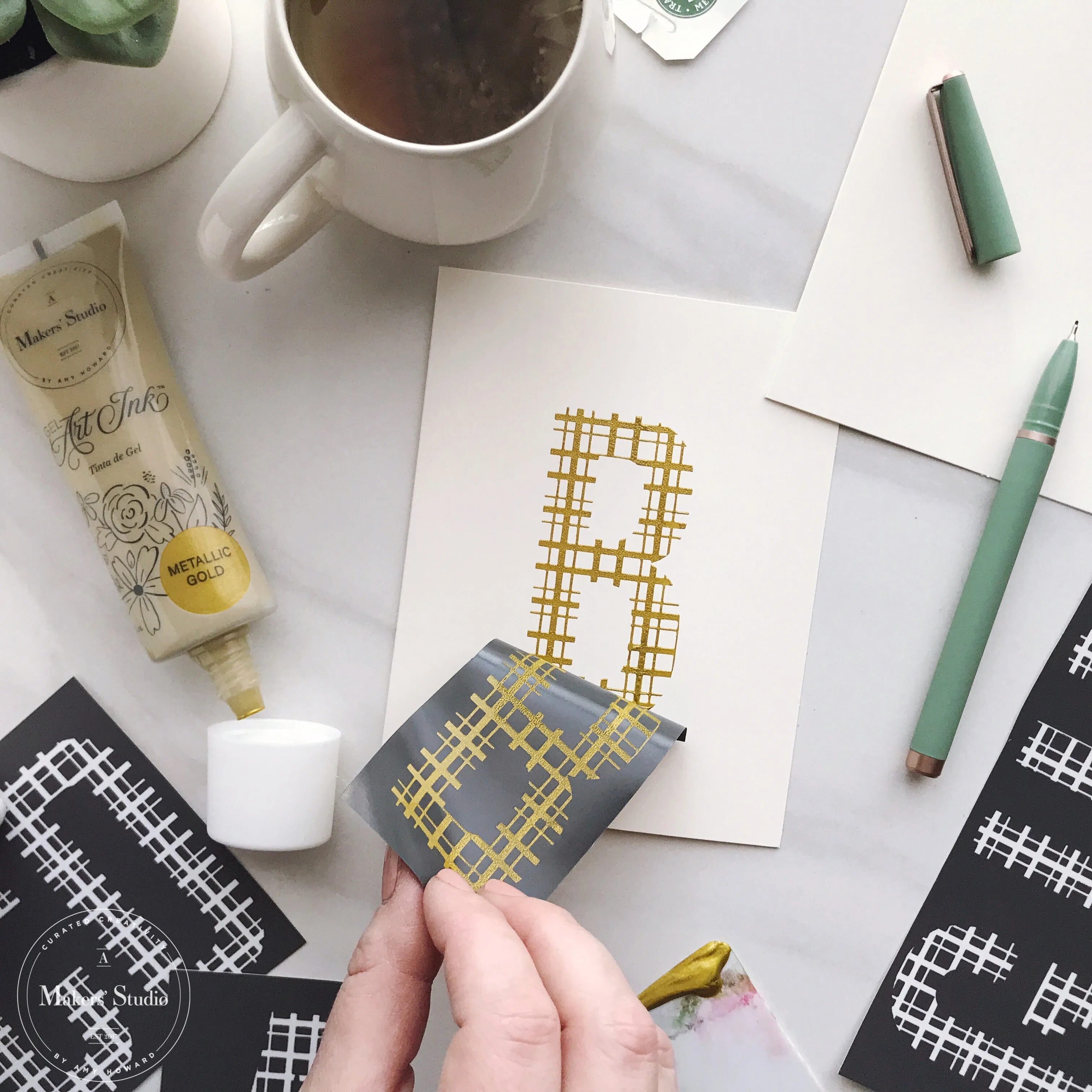 Metallic Gel Art Ink Bundle