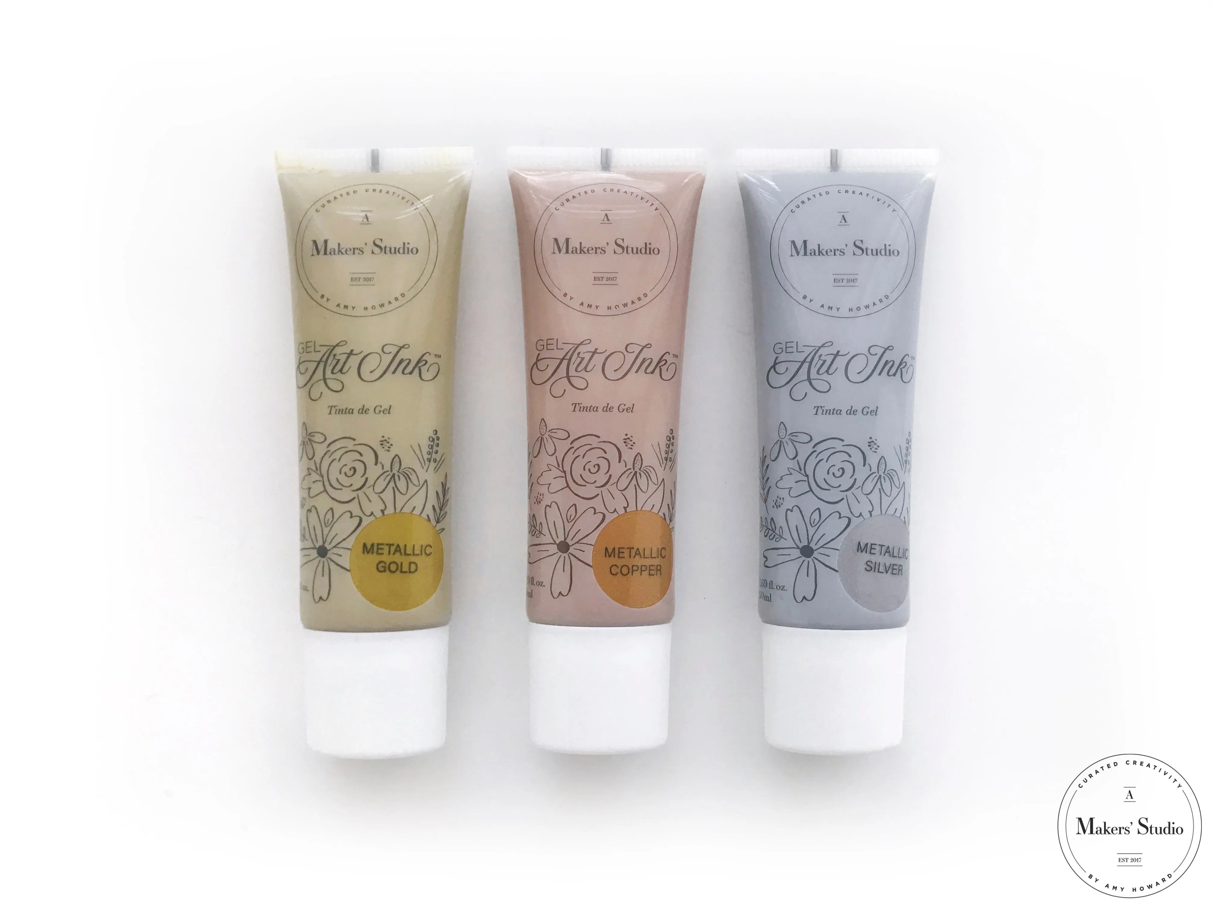 Metallic Gel Art Ink Bundle