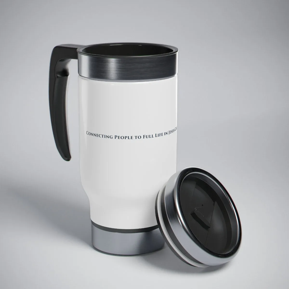 Mission & Vision Stainless Steel Travel Mug with Handle, 14oz - 2
