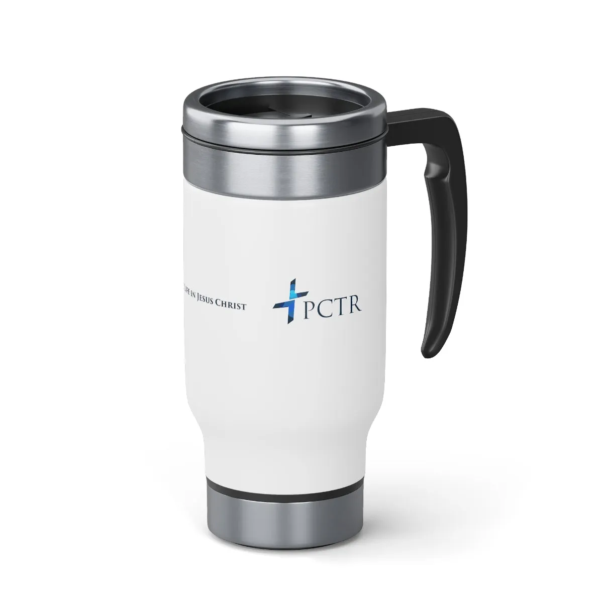 Mission & Vision Stainless Steel Travel Mug with Handle, 14oz - 2