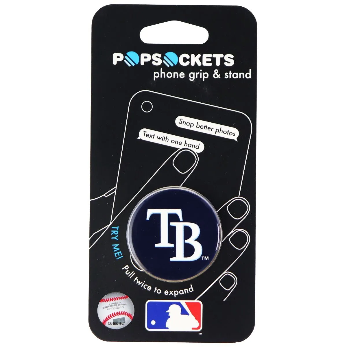 PopSockets: Collapsible Grip & Stand for Phones & Tablets - MLB Tampa Bay Rays