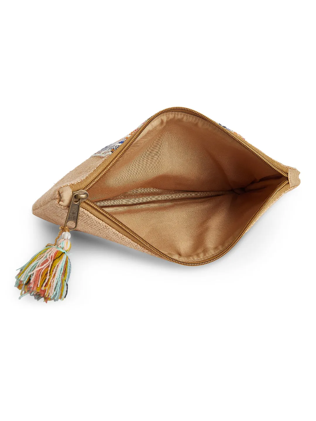 Raw Sienna Pouch
