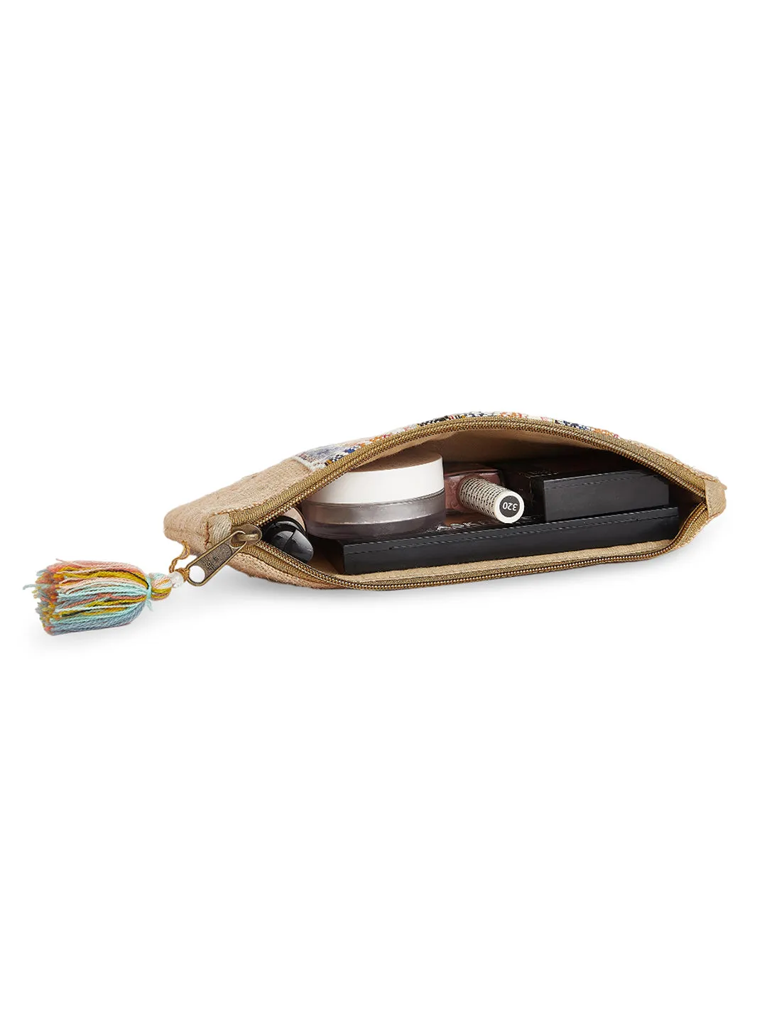 Raw Sienna Pouch