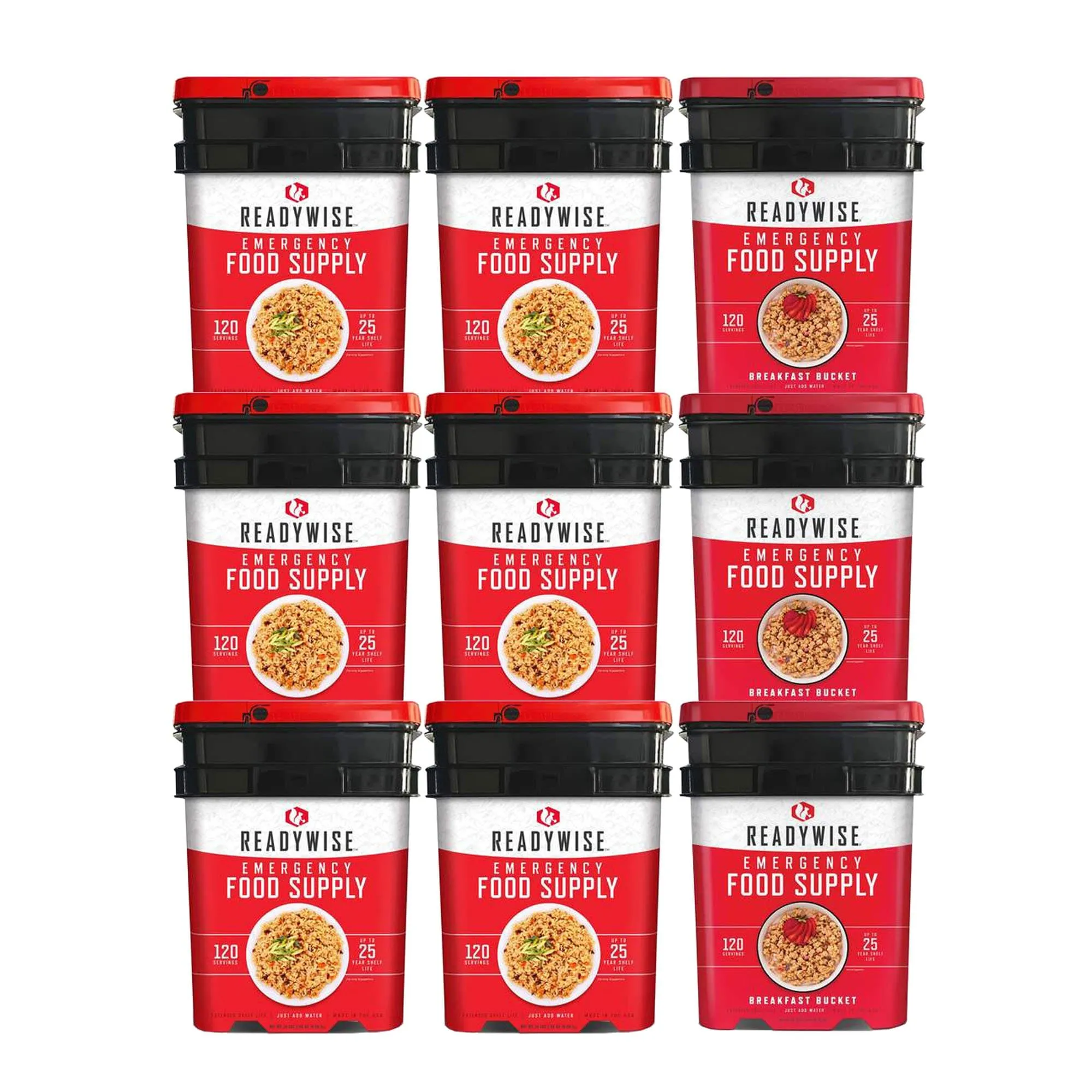 ReadyWise 1080 Serving Package - Breakfast & Entree Assortment