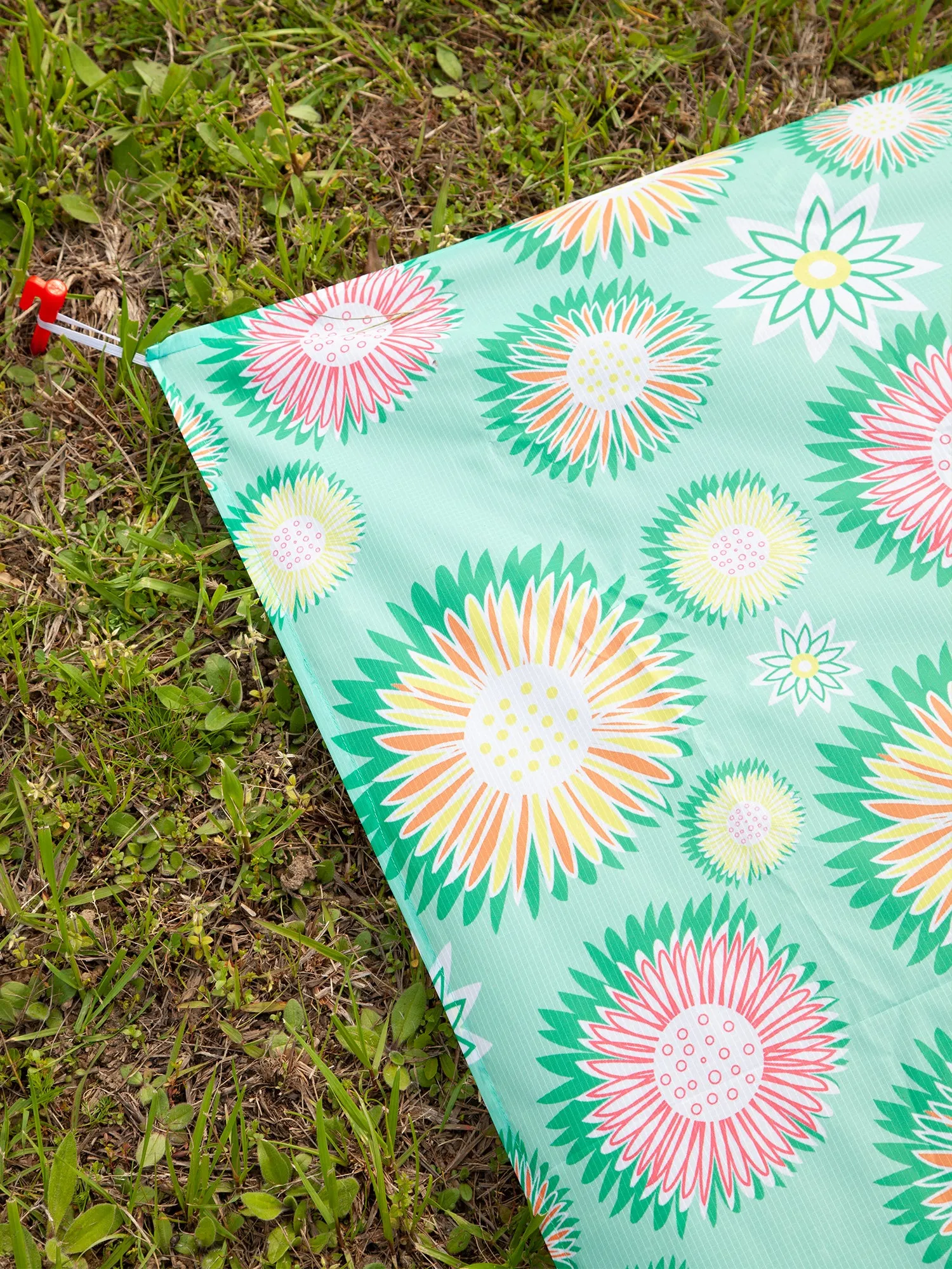 Recycled Picnic Blanket Garden