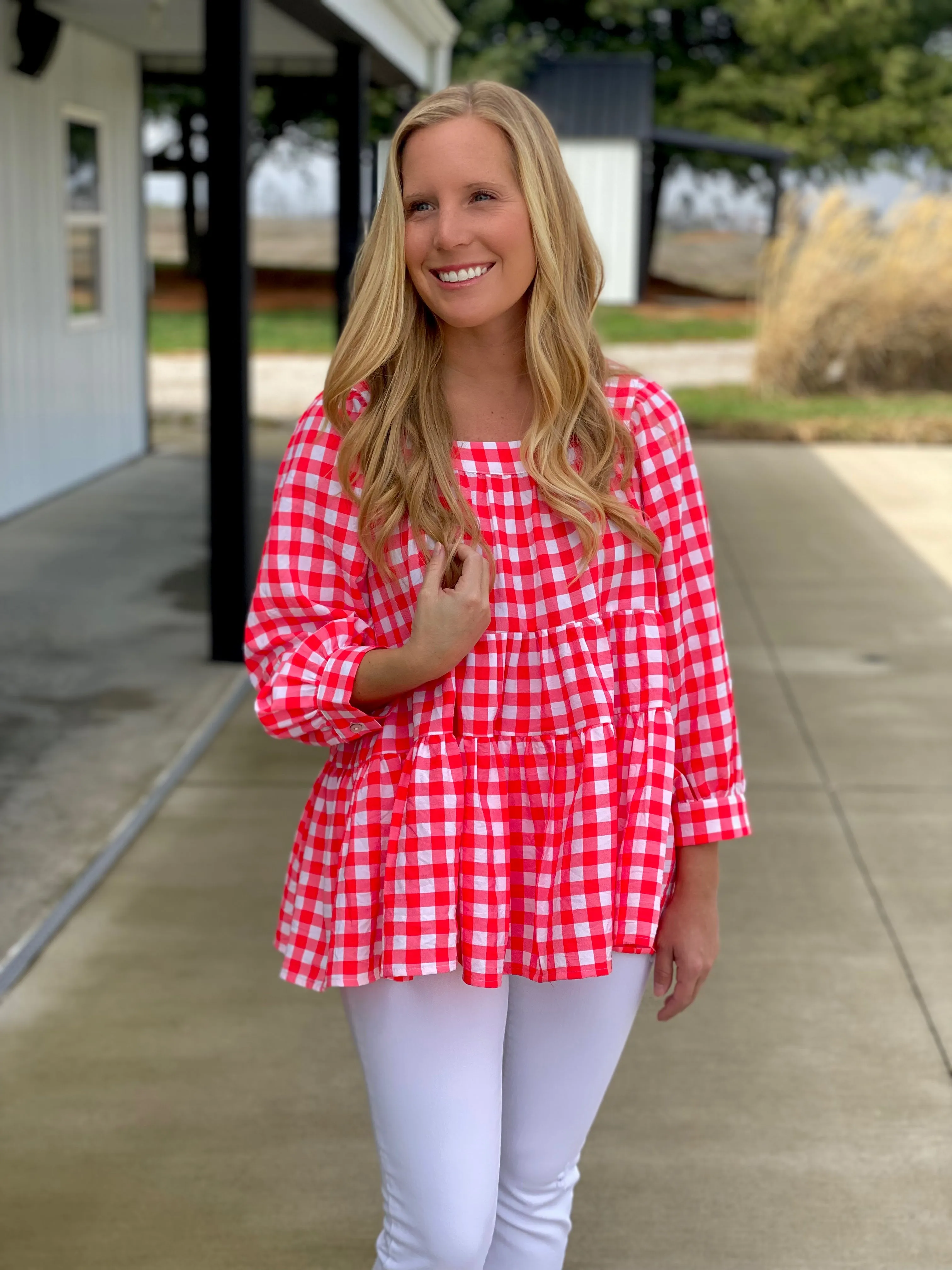Red Picnic Top