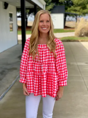 Red Picnic Top