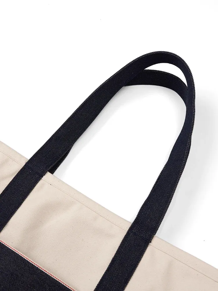 SIMWOOD Denim Tote Bag