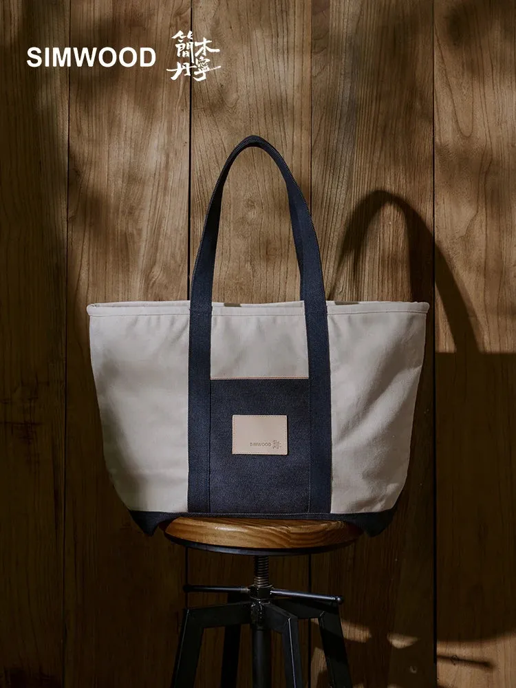 SIMWOOD Denim Tote Bag
