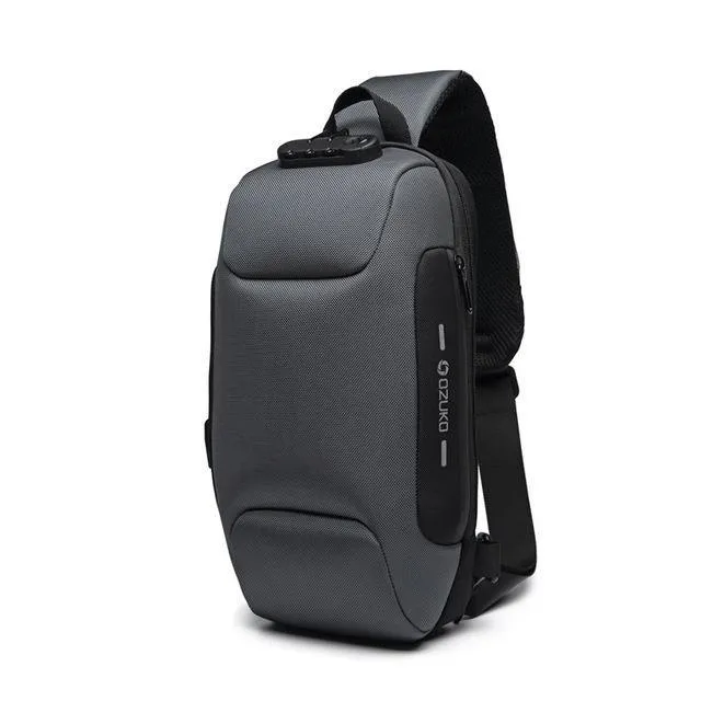 Sling Bag Crossbody Anti-Theft Lockable