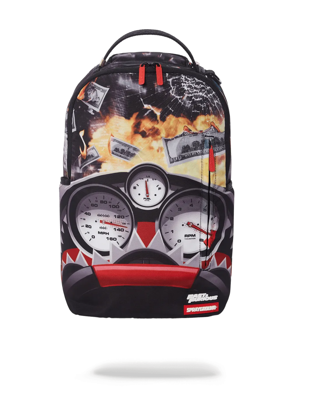 Sprayground Backpack FAST AND FURIOUS SHARK GAUGES BACKPACK (ONLY 50 PCS MADE) Multicolor