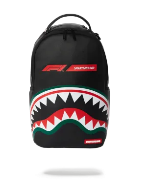 Sprayground Backpack FORMULA 1 OFFICIAL RACE TEAM BACKPACK (DLXV) Black