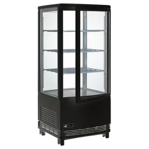 Square Glass Refrigerated Display Cases