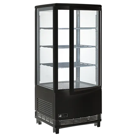 Square Glass Refrigerated Display Cases