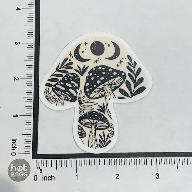 Sticker - Mushroom Abstract