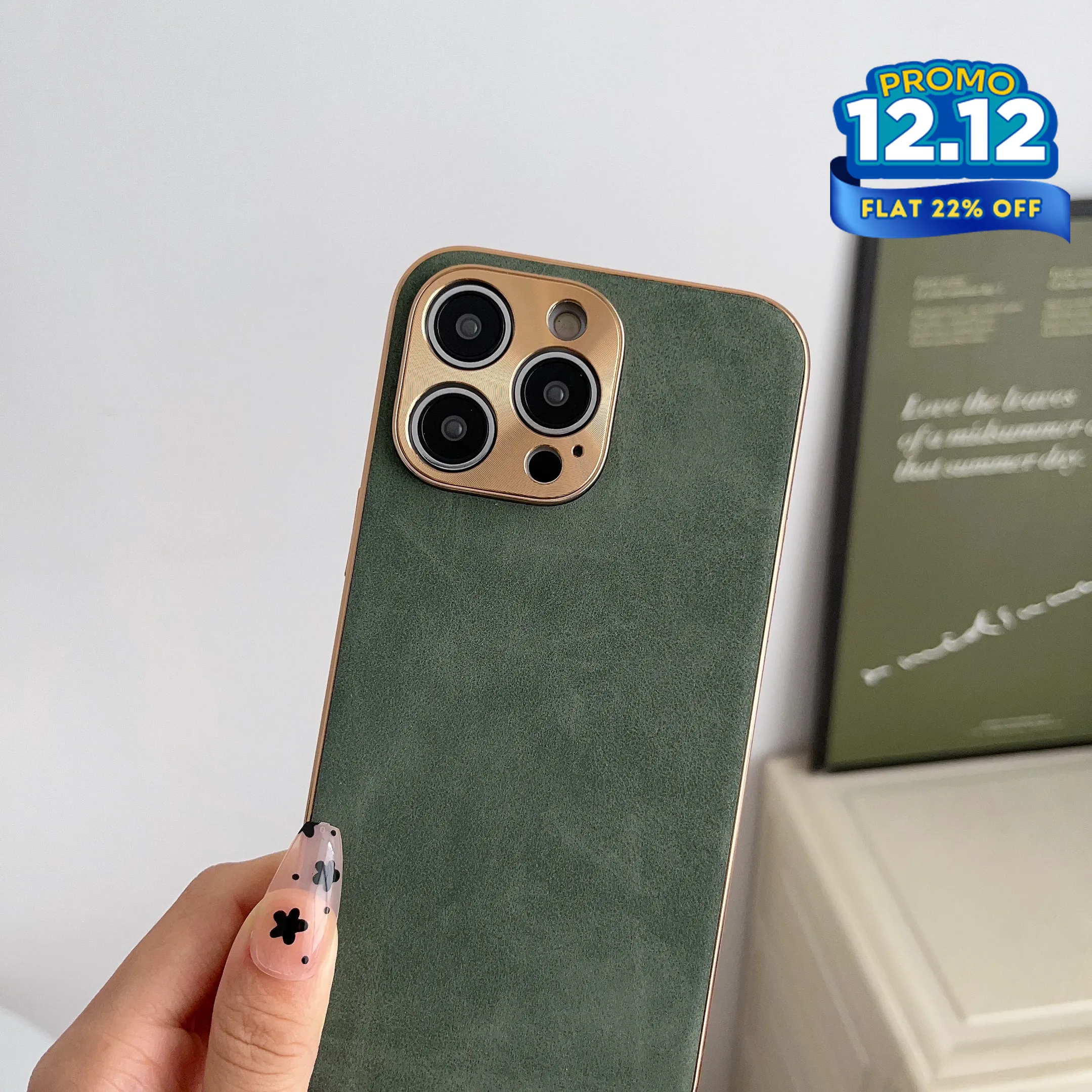 Suede Leather iPhone Case