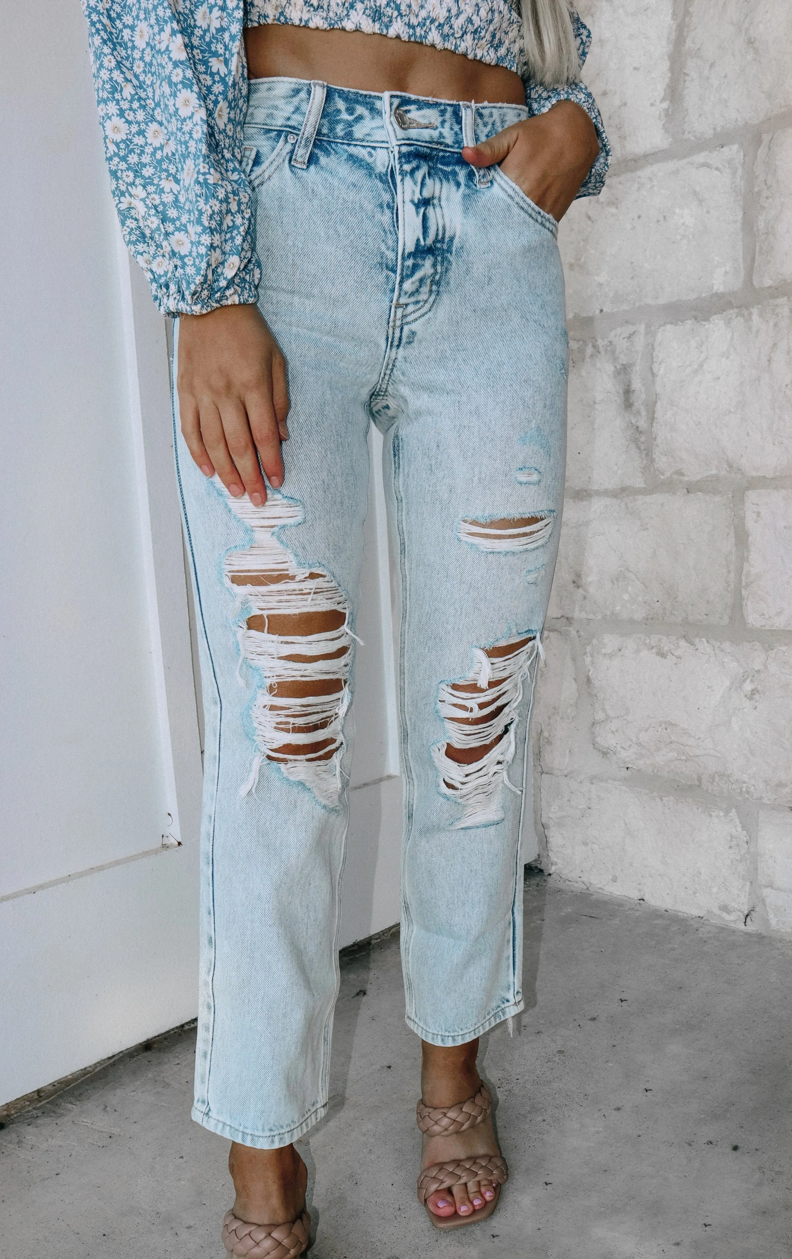 Summer Concert Distressed Jeans