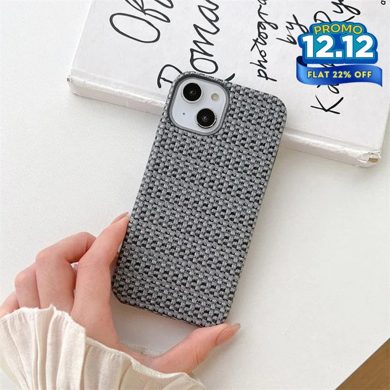 Textured Woven iPhone Case