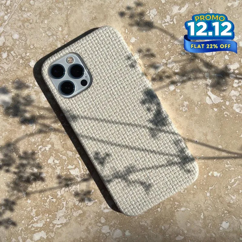 Textured Woven iPhone Case