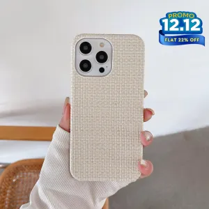 Textured Woven iPhone Case