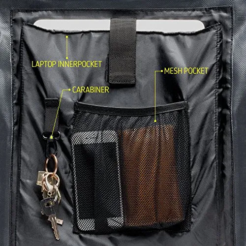The Friendly Swede Waterproof Backpack Dry Bag 33L with Laptop Pocket, Roll Top Seal, Ergonomic