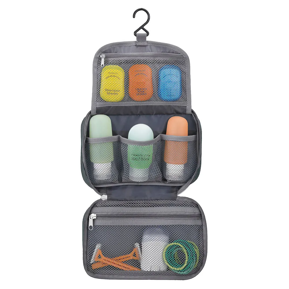 Travelon Compact Hanging Toiletry Case Charcoal