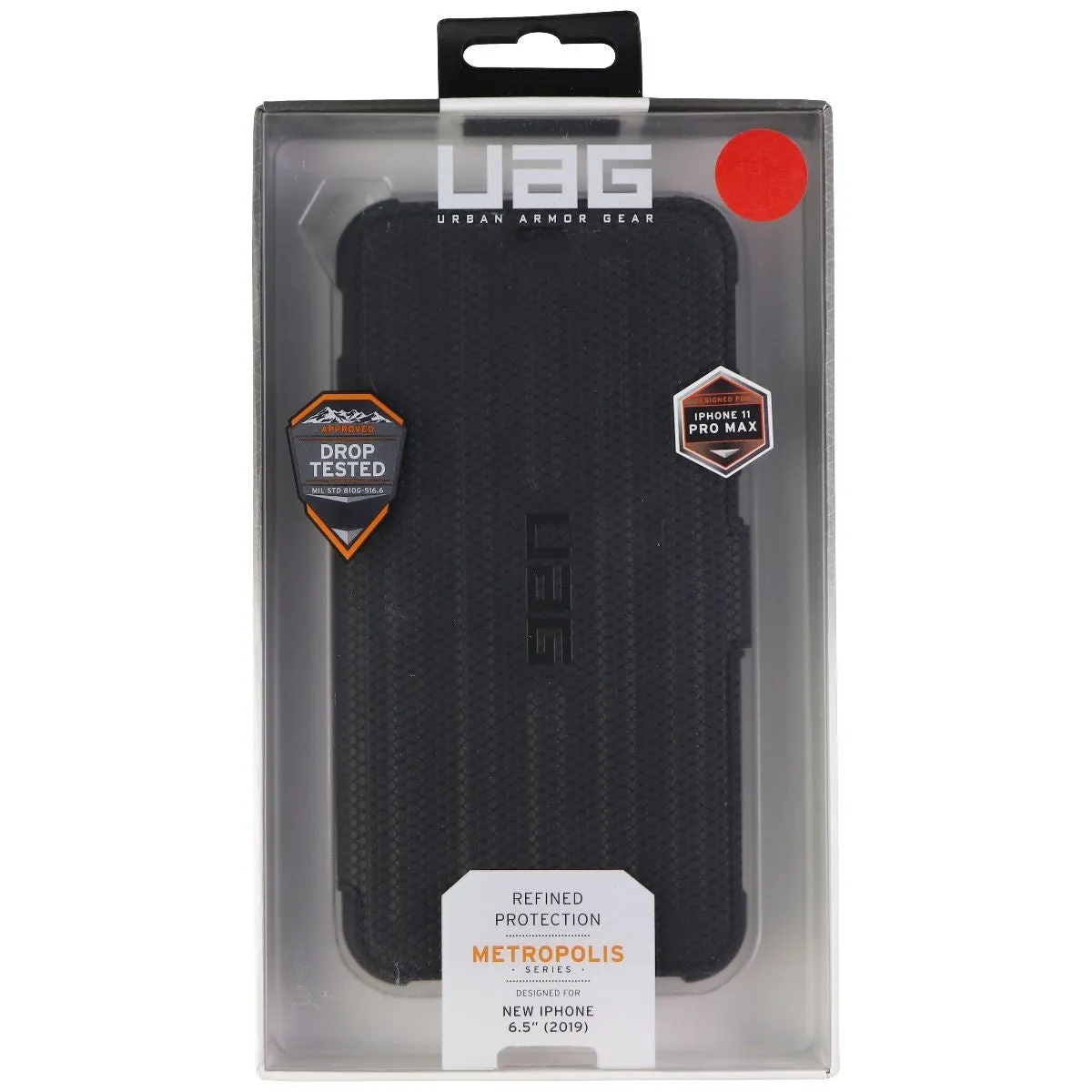 Urban Armor Gear Metropolis Series Case for Apple iPhone 11 Pro Max - Black