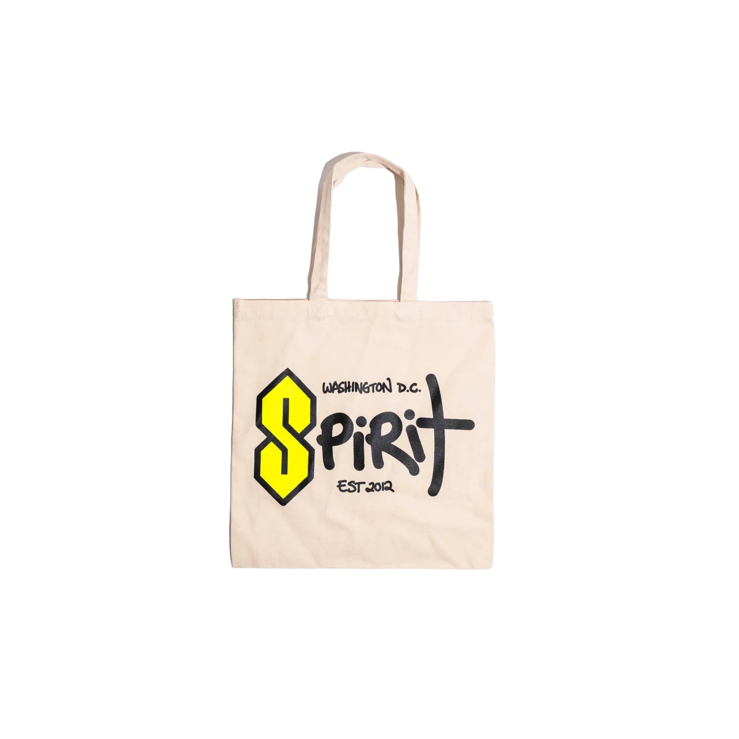 Washington Spirit 2024 Graffiti "S" Tote Bag - White