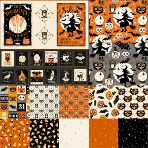 Witching Hour | Fat Quarter Bundle by Heather Dutton for P&B Textiles | 14pcs